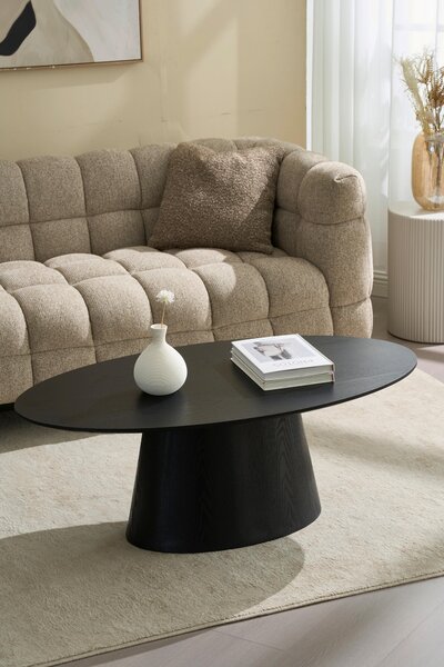 KONFERENČNÝ STOLÍK, čierna, drevo, kompozitné drevo, 110/60/40 cm MID.YOU - Stolíky do obývačky, Online Only