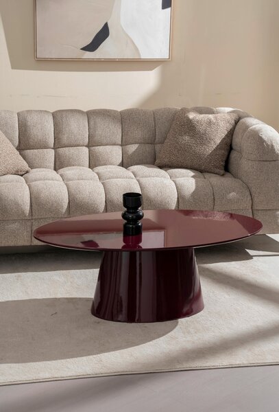 KONFERENČNÝ STOLÍK, bordová, kompozitné drevo, 110/60/40 cm MID.YOU - Stolíky do obývačky, Online Only