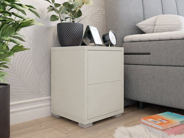 Mirjan24 Nočný stolík Alekto N2SZ AK08, Farby: biela 5903211157899