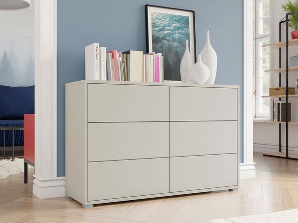 Mirjan24 Komoda so zásuvkami Alekto K6SZ AK05, Farby: biela 5903211157875
