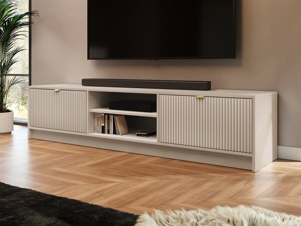 Mirjan24 Tv stolík/skrinka Razimo 2K, Farby: Biely velvet 5903211294006