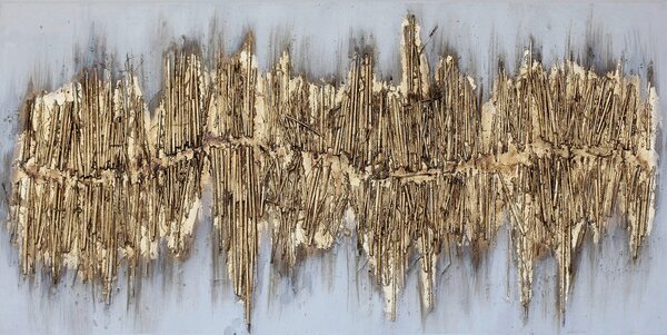 OLEJOMAĽBA, abstraktné, štruktúry, 120/60 cm Monee - Obrazy