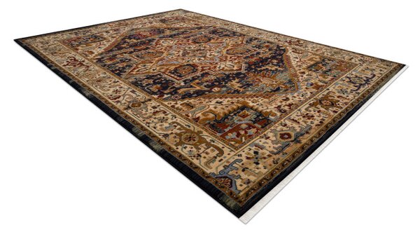 Koberec KESHAN Ornament, strapce 2886/53511 béžový / granátový