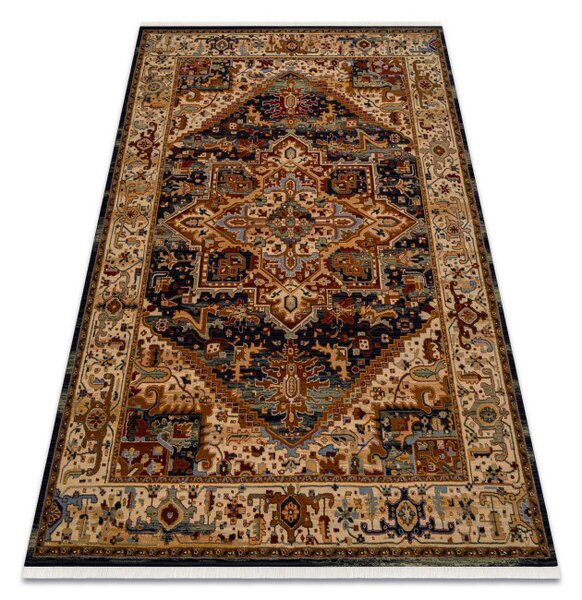 Koberec KESHAN Ornament, strapce 2886/53511 béžový / granátový