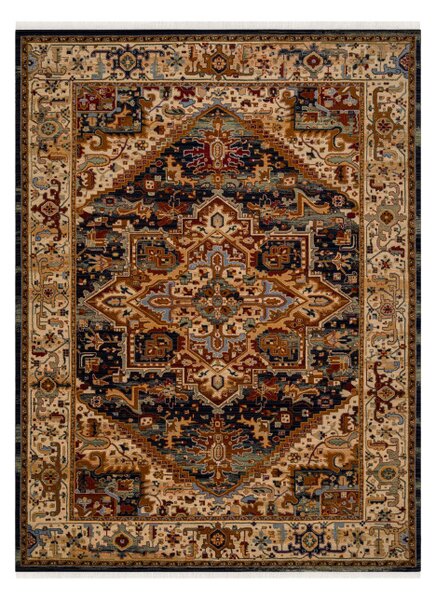 Koberec KESHAN Ornament, strapce 2886/53511 béžový / granátový