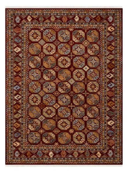 Koberec KESHAN Ornament, strapce 7874/53588 bordový