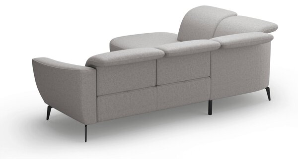 ROHOVÁ SEDAČKA, textil, svetlosivá Sit & More - Sedačky, Online Only