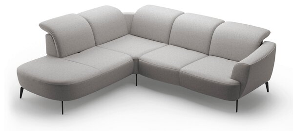 ROHOVÁ SEDAČKA, textil, svetlosivá Sit & More - Sedačky, Online Only