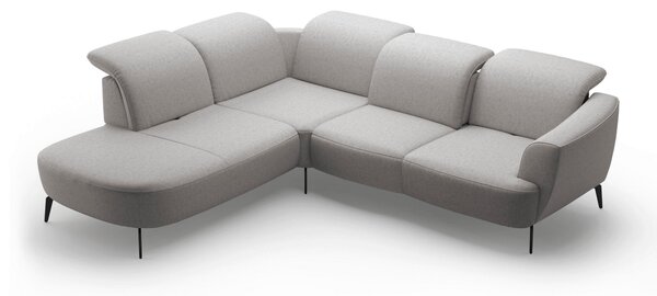 ROHOVÁ SEDAČKA, textil, svetlosivá Sit & More - Sedačky, Online Only