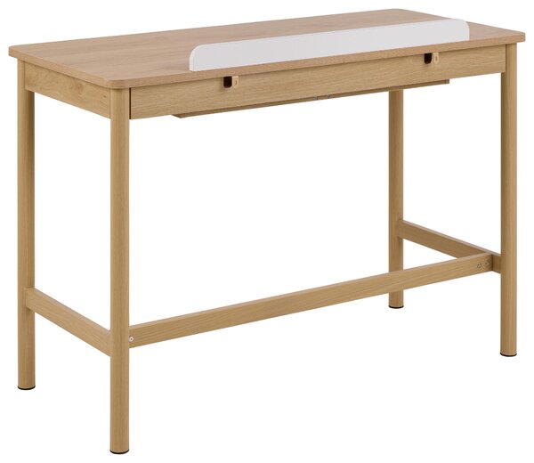 PÍSACÍ STÔL, biela, farba duba, 110/50/75 cm MID.YOU - Online Only kancelárie, Online Only