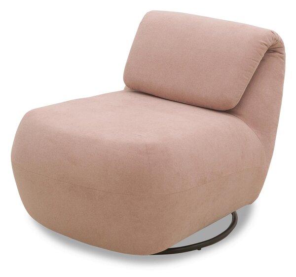 KRESLO, textil, ružová MID.YOU - Online Only obývacie izby, Online Only