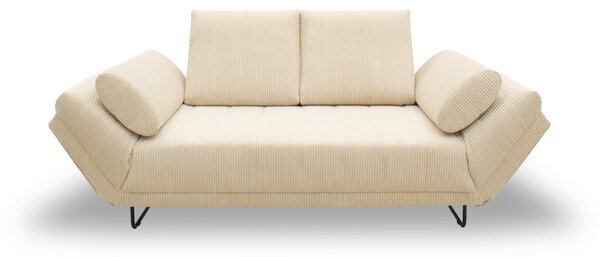 ROZKLADACIA POHOVKA, textil, krémová MID.YOU - Sedačky, Online Only