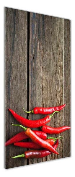 Foto obraz skleněný svislý Chilli papričky