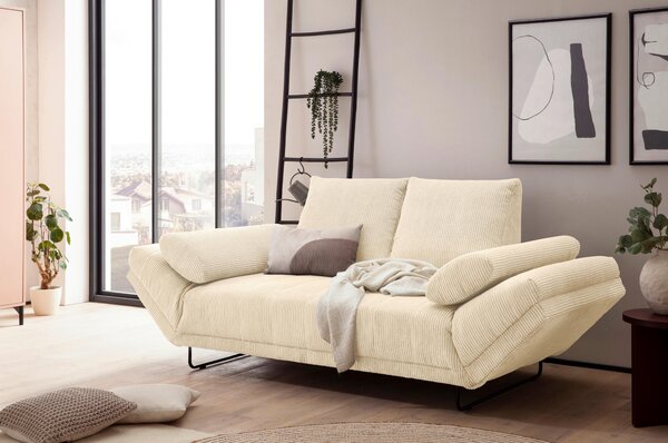ROZKLADACIA POHOVKA, textil, krémová MID.YOU - Sedačky, Online Only