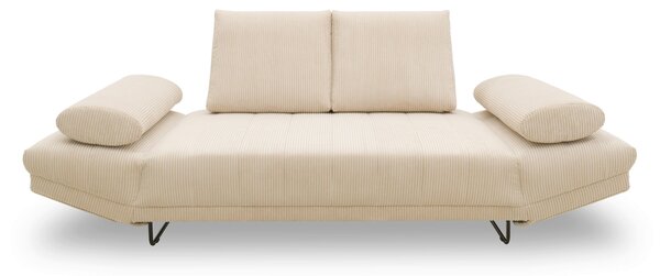 ROZKLADACIA POHOVKA, textil, krémová MID.YOU - Sedačky, Online Only