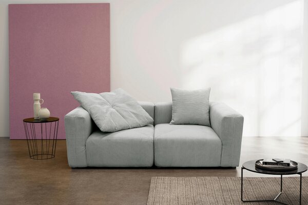 DIEL POHOVKY, textil, svetlosivá MID.YOU - Sedačky, Online Only