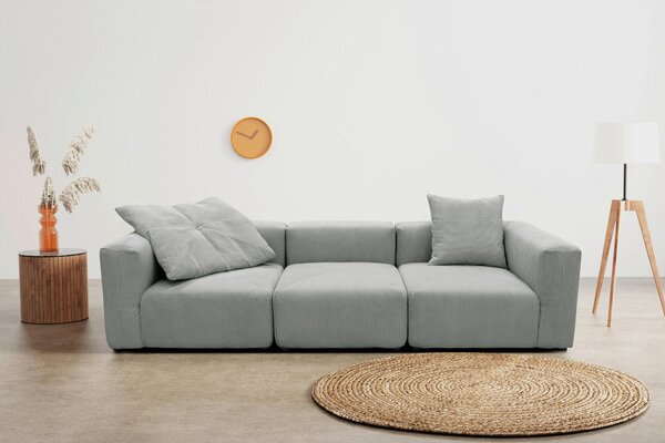 DIEL POHOVKY, textil, svetlosivá MID.YOU - Sedačky, Online Only