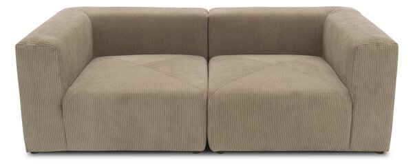 DVOJMIESTNA POHOVKA, textil, bahenná hnedá MID.YOU - Sedačky, Online Only