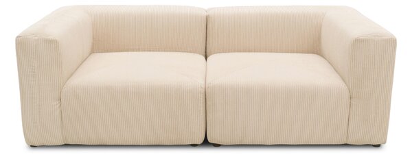 DVOJMIESTNA POHOVKA, textil, krémová MID.YOU - Sedačky, Online Only
