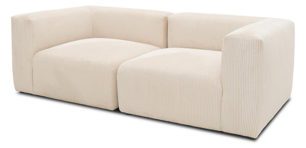 DVOJMIESTNA POHOVKA, textil, krémová MID.YOU - Sedačky, Online Only