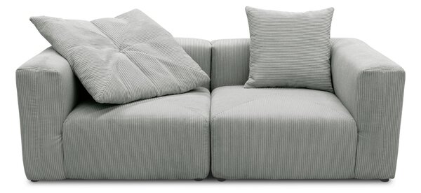 DVOJMIESTNA POHOVKA, textil, svetlosivá MID.YOU - Sedačky, Online Only