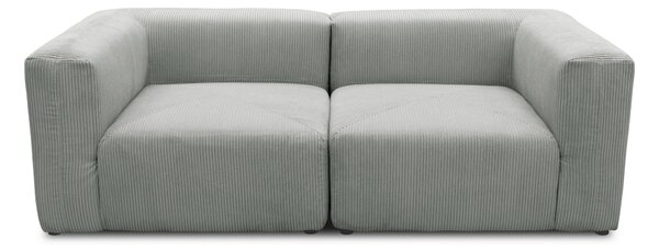 DVOJMIESTNA POHOVKA, textil, svetlosivá MID.YOU - Sedačky, Online Only