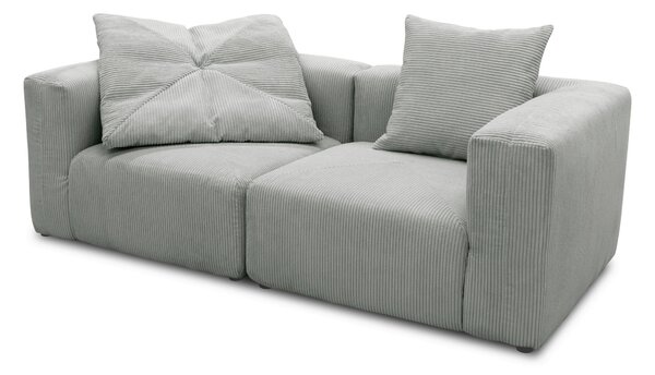 DVOJMIESTNA POHOVKA, textil, svetlosivá MID.YOU - Sedačky, Online Only