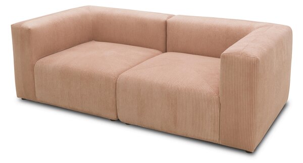 DVOJMIESTNA POHOVKA, textil, ružová, ružové zlato MID.YOU - Sedačky, Online Only