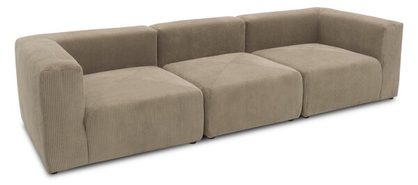 TROJMIESTNA POHOVKA, textil, bahenná hnedá MID.YOU - Sedačky, Online Only