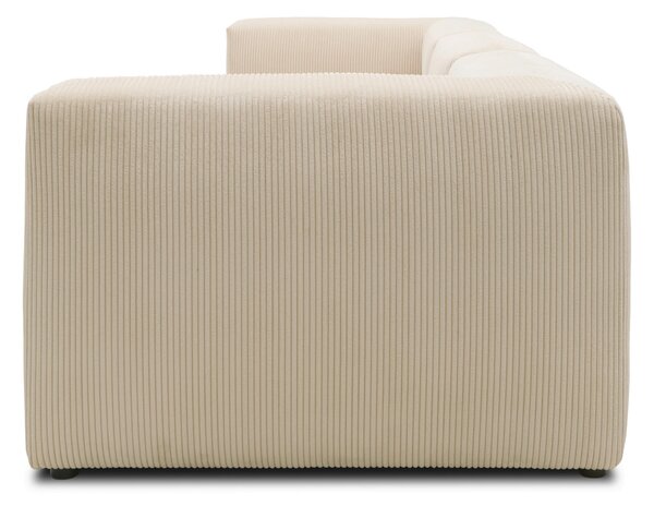 TROJMIESTNA POHOVKA, textil, krémová MID.YOU - Sedačky, Online Only