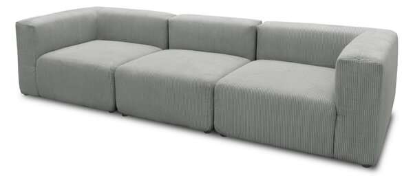 TROJMIESTNA POHOVKA, textil, svetlosivá MID.YOU - Sedačky, Online Only