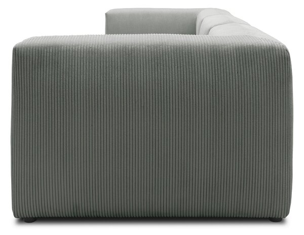 TROJMIESTNA POHOVKA, textil, svetlosivá MID.YOU - Sedačky, Online Only