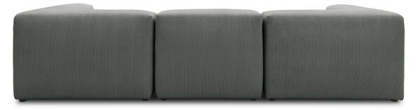 TROJMIESTNA POHOVKA, textil, svetlosivá MID.YOU - Sedačky, Online Only
