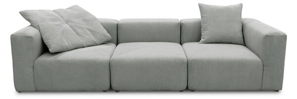 TROJMIESTNA POHOVKA, textil, svetlosivá MID.YOU - Sedačky, Online Only