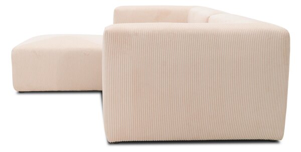 ROHOVÁ SEDAČKA, textil, krémová MID.YOU - Online Only obývacie izby, Online Only