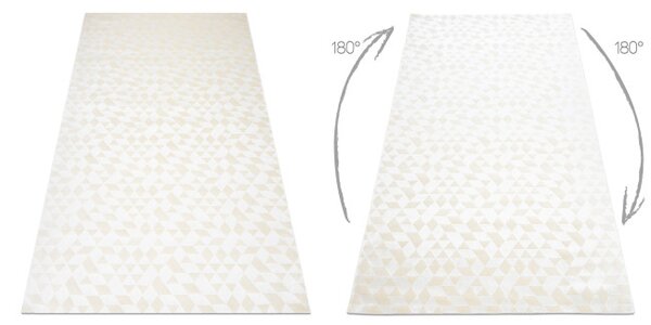Koberec PEARL 51321A geometrický / štrukturálny, krémový