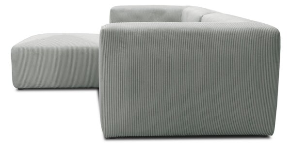 ROHOVÁ SEDAČKA, textil, svetlosivá MID.YOU - Online Only obývacie izby, Online Only