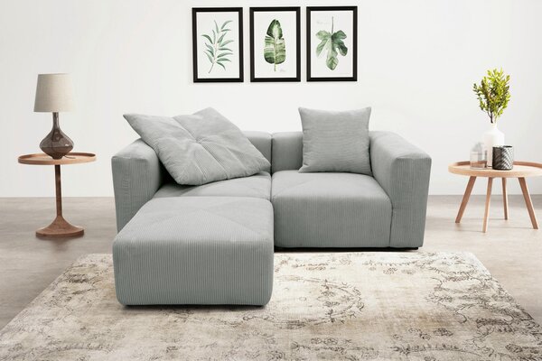 TABURETKA, textil, 85/42/85 cm MID.YOU - Online Only obývacie izby, Online Only