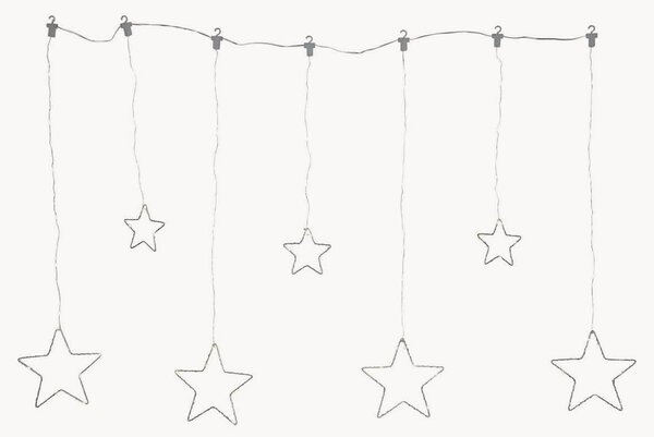 Vianočná exteriérová svetelná LED reťaz Dew Drop Stars