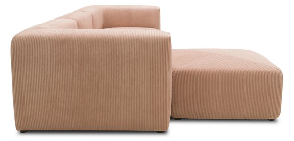 ROHOVÁ SEDAČKA, textil, ružová, ružové zlato MID.YOU - Online Only obývacie izby, Online Only