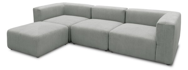 ROHOVÁ SEDAČKA, textil, svetlosivá MID.YOU - Online Only obývacie izby, Online Only