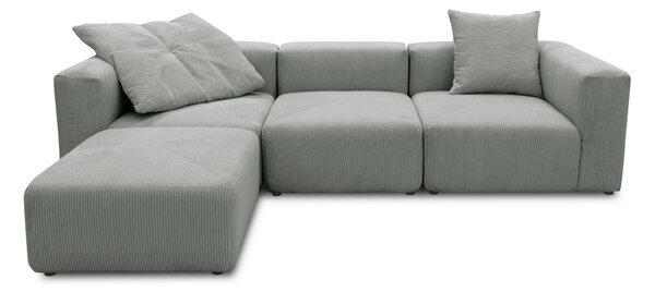ROHOVÁ SEDAČKA, textil, svetlosivá MID.YOU - Online Only obývacie izby, Online Only