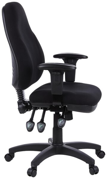 OTOČNÁ STOLIČKA, plochá tkanina, čierna MID.YOU - Online Only kancelárie, Online Only