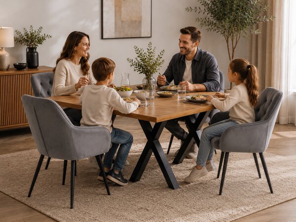 KK Jedálenská stolička / kreslo SIENA PRÉMIUM sivá