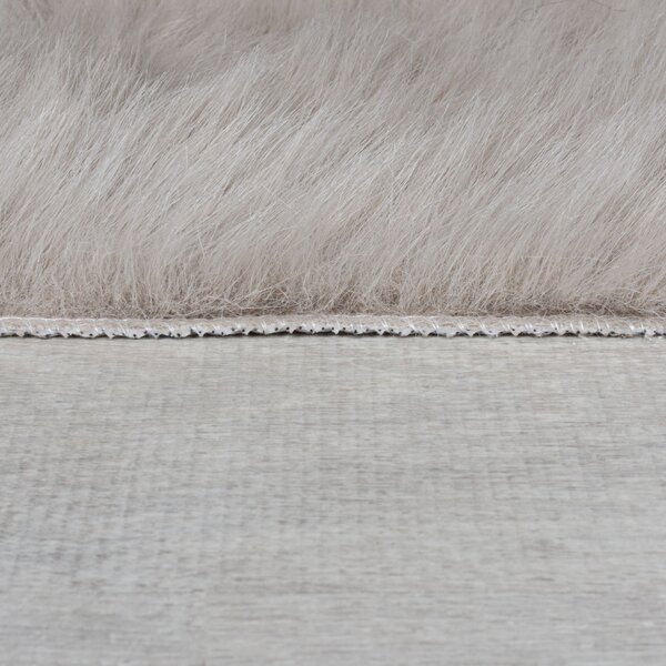 Flair Rugs , Kusový koberec Alpine Faux Fur Soft Grey, 80x150, šedá, obývacia izba