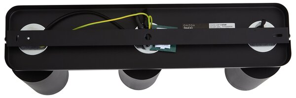 Moderné stropné svietidlo čierne 3-svetlové GU10 70mm - Jeana Luxe