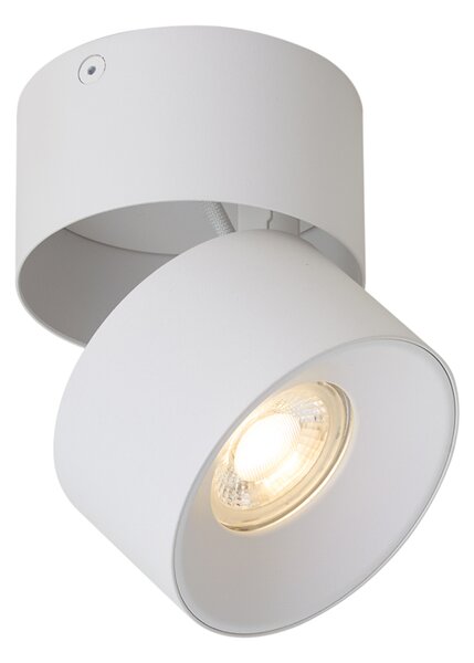 Moderné prisadené bodové svietidlo biele GU10 50mm naklápacie - Echo