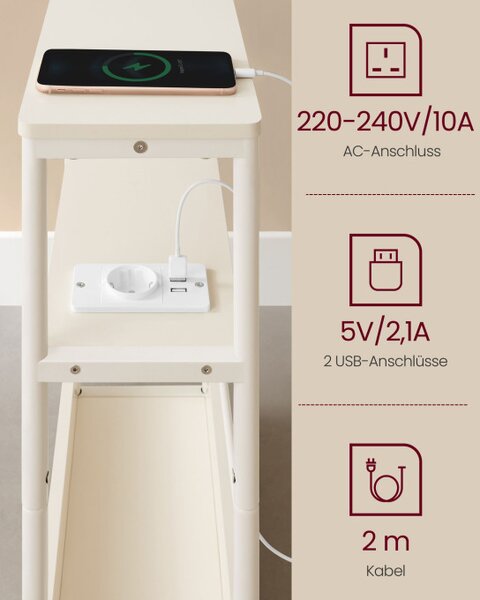Príručný stolík LET335W02