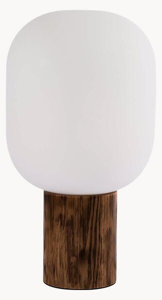 Stolová lampa z dubového dreva Skene