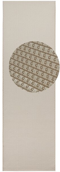BT Carpet , Behúň Nature 104270 Ivory – na von aj na doma, 80x250, biela, chodba / predsieň